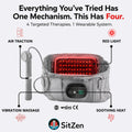 SitZen 4-in-1 back support belt – air traction, red light therapy, vibration massage and heat