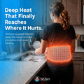 SitZen heated back brace delivering deep heat therapy to lumbar spine