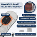 SitZen smart back belt – 5000mAh wireless design, 3-level heat and vibration control